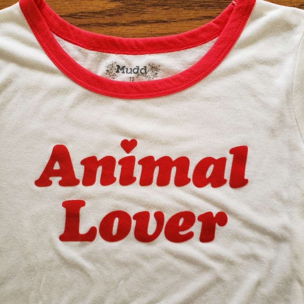 Mudd Animal Lover Tee size 12